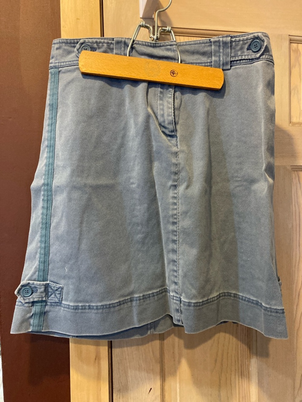 Nine & Co blue twill Skirt